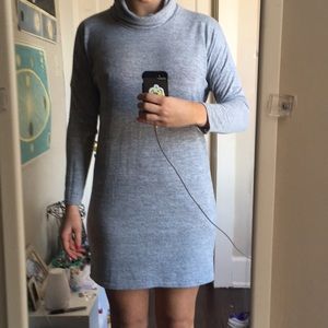 Tobi Long-Sleeved Cowl Neck Sweater Dress